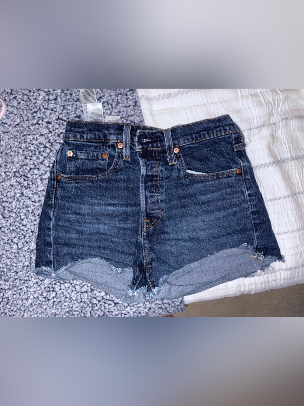Levi’s Dark Blue Jean Shorts